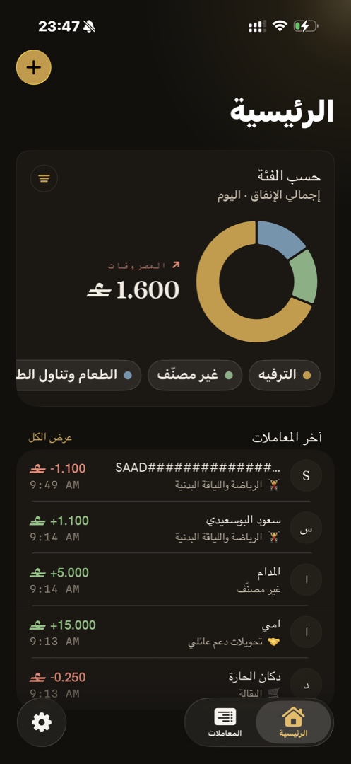 Riyali Home in Arabic